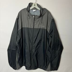 Columbia Men’s 3XLT Hooded Rain Wind Shell Jacket Outdoorcore Gorpcore Utility